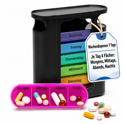 Tablettenbox tage - tablettenbox, 7