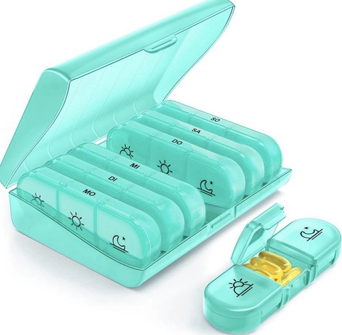 Pillendose tage fächer - pillendose,