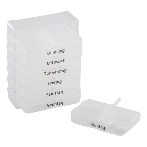 Pillendose tage tablettenbox - 7,