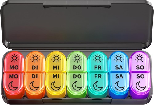 Tablettenbox tage morgens - tablettenbox,