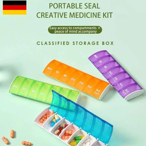 Tage pillenbox tablettendose - 7,