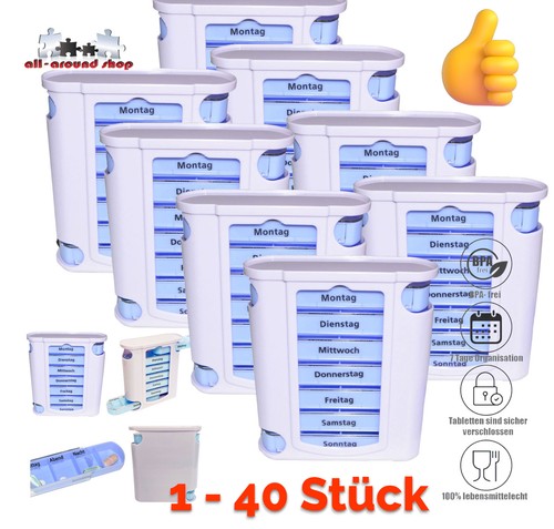 40x tablettenbox tage woche - tablettenbox,