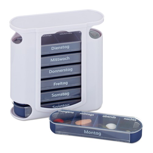 Pillendose tablettenbox 7 - x,