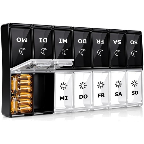 Tablettenbox tage groß - tablettenbox, 7