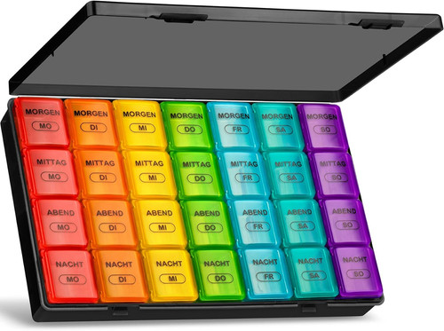 Tablettenbox tage große - tablettenbox,
