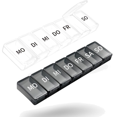 Tablettenbox tage pillendose - 7,