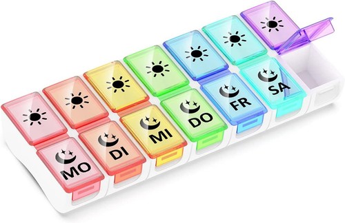 Tablettenbox tage fächer - tage,