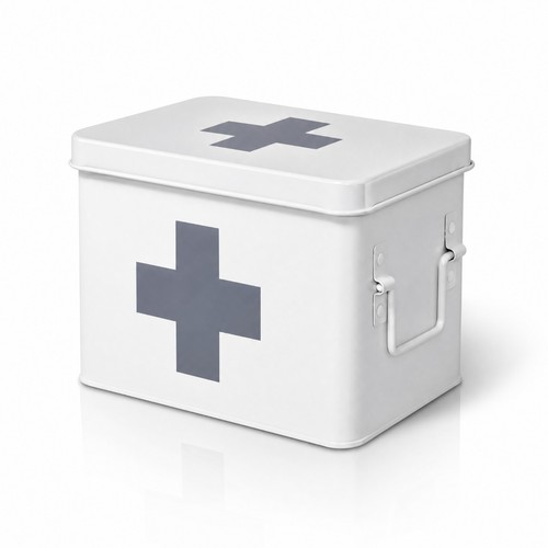 Medikamentenbox metall - medikamentenbox,