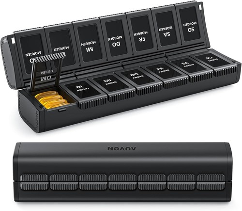 Faltbare tablettenbox tage - tablettenbox, 7