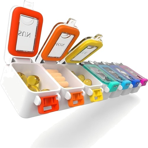 Tablettenbox tage groß - tablettenbox, 7