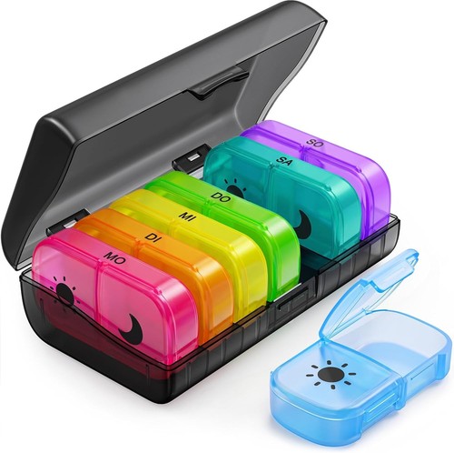 Tablettenbox tage morgens - tablettenbox,