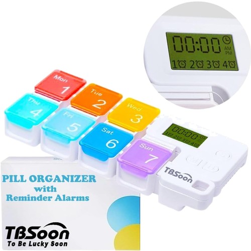 Pillenbox tage mit alarm - pillenbox,