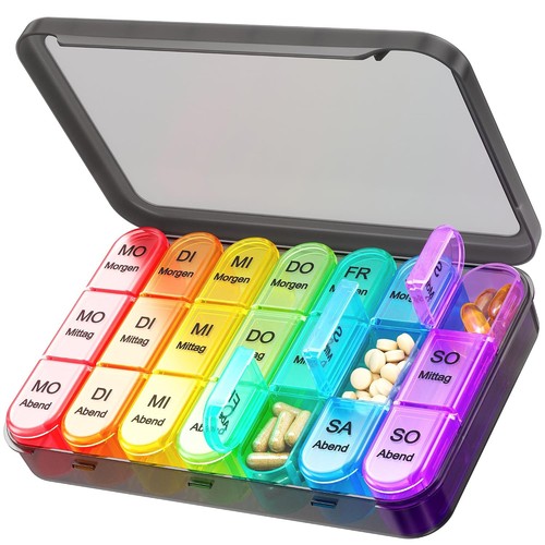 Tablettenbox tage fächer - tablettenbox, 7