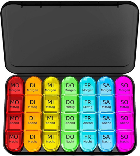 Tablettenbox tage fächer - tage, 4