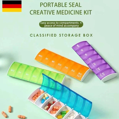 Tage pillenbox tablettendose - 7,