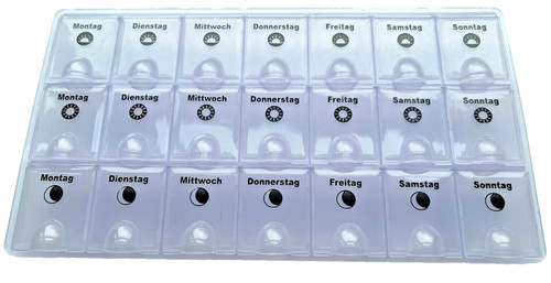 Große pillendose - große,